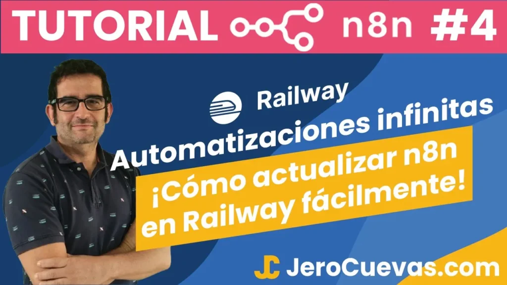 Tutorial n8n #4: Cómo actualizar n8n en Railway fácilmente! 🚀 #n8n #RailwayApp #SaaS